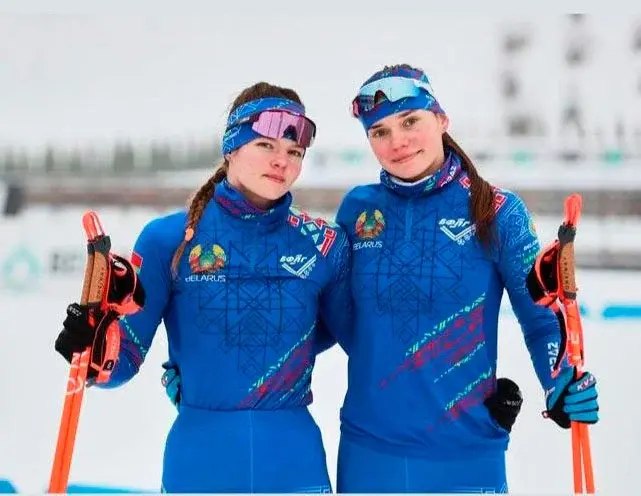 Климовчанка Анна Мачехина (слева) после соревнований. Фото из личного архива Анны Мачехиной.