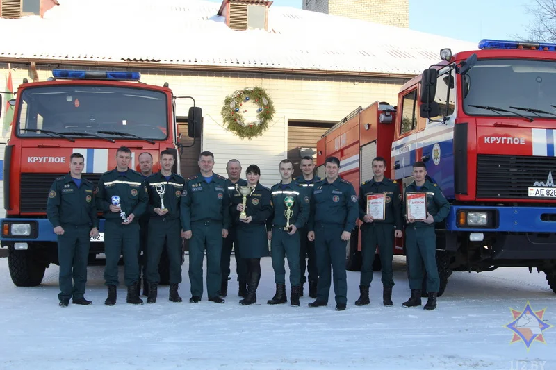 Команда Круглянского РОЧС.