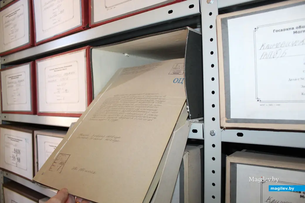 Государственный архив общественных объединений Могилевской области работает по будням с 8.00 до 17.00. Справки по телефонам: 80222-42-26-24; 42-26-37.Могилев, январь,