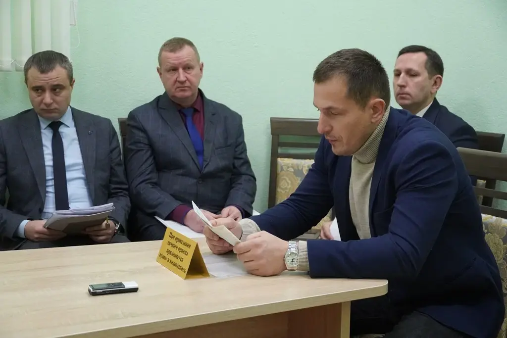 Ежемесячный личный прием граждан провел председатель Могилевского горисполкома Александр Студнев. Могилев, 11.01.2023 г. Фото: vestnikmogileva.by