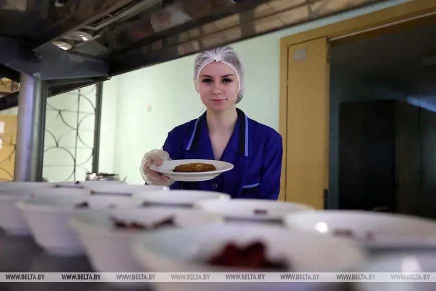 45-я могилевская школа стала участником пилотного проекта по питанию Министерства образования. Могилев, 13.01.2023 г. Фото: БЕЛТА