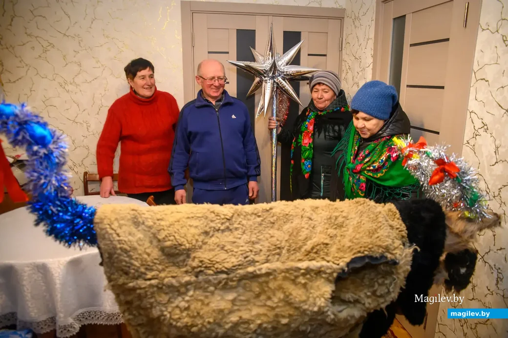13.01.2023. Пятровічы - Мартынаўка - Мачулкі, Бабруйскі раён. Каляда ў гасцях у былога дырэктара