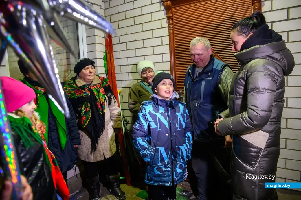 13.01.2023. Пятровічы - Мартынаўка - Мачулкі, Бабруйскі раён. Удзельнікі фальклёрнага калектыву