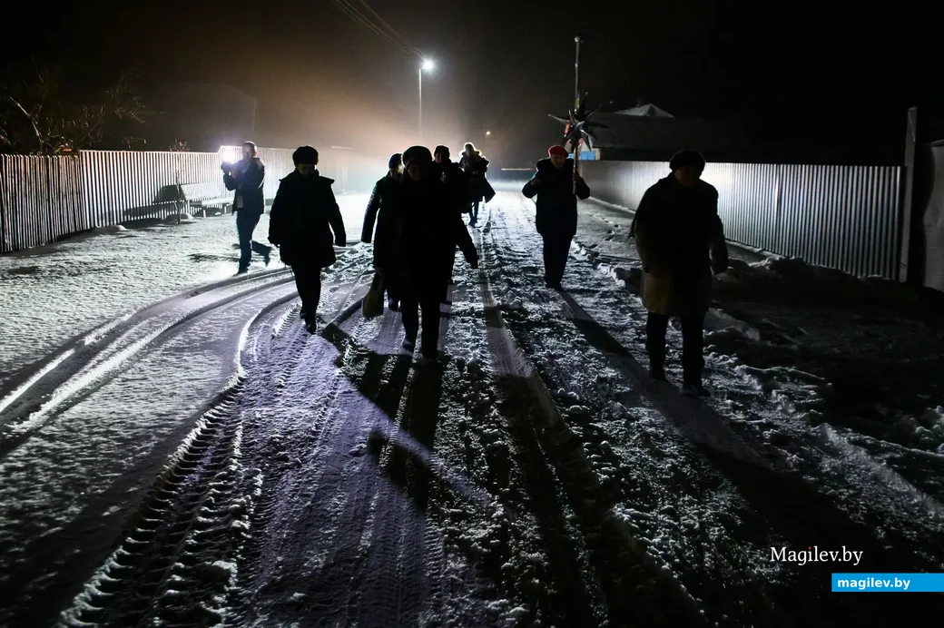 13.01.2023. Каменка - Петровичи - Мартыновка. В деревне Петровичи Бобруйского района бережно