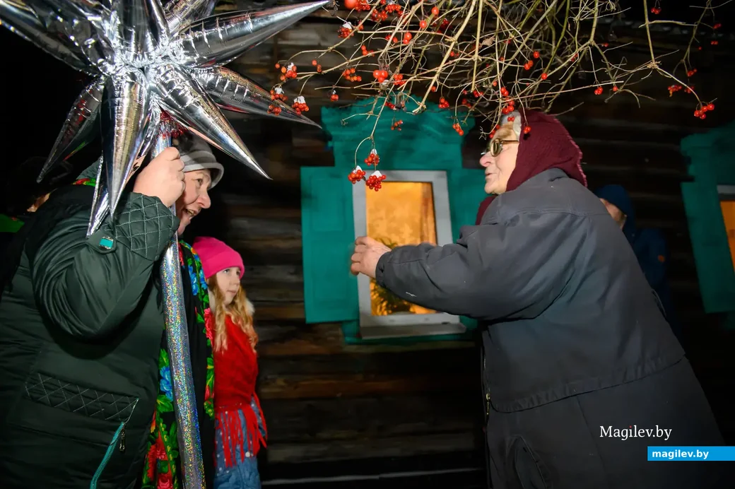13.01.2023. Пятровічы - Мартынаўка - Мачулкі, Бабруйскі раён. Удзельнікі фальклёрнага калектыву