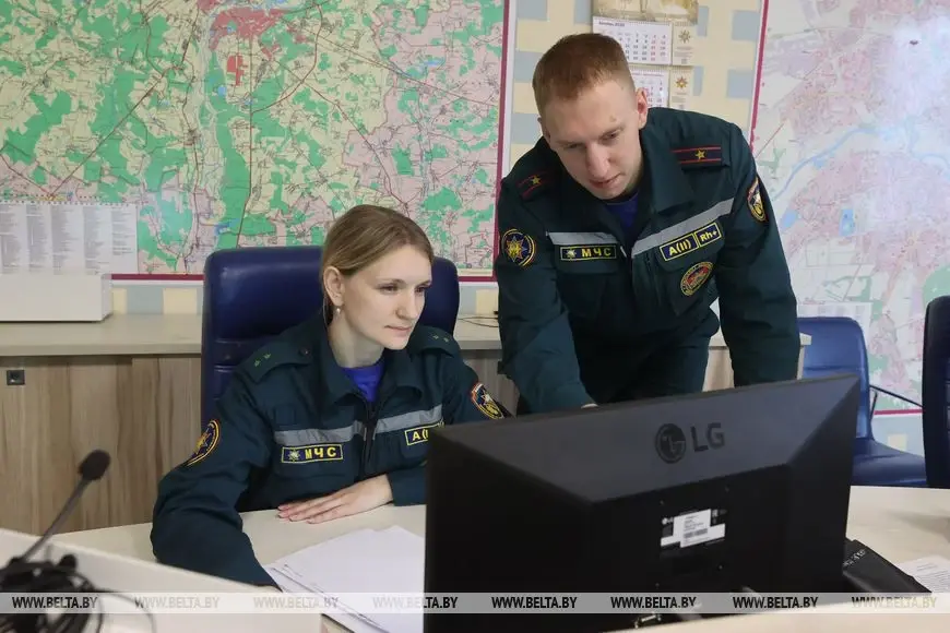 Молодой сотрудник МЧС из Могилева Александр Гусев о выборе профессии. Фото: БЕЛТА
