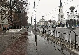 В Могилеве опять лужи. В ближайшие дни похолодание не обещают