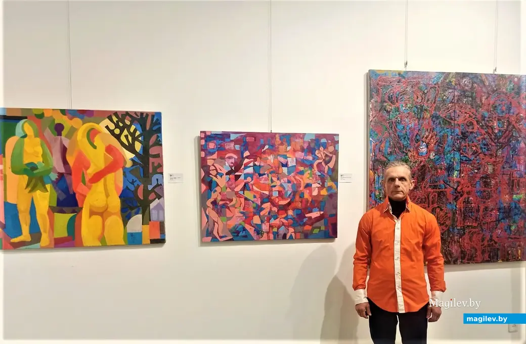 Открытие выставки Игоря Беспалова в галерее союза художников Беларуси. Минск, 17.01.2023 года.