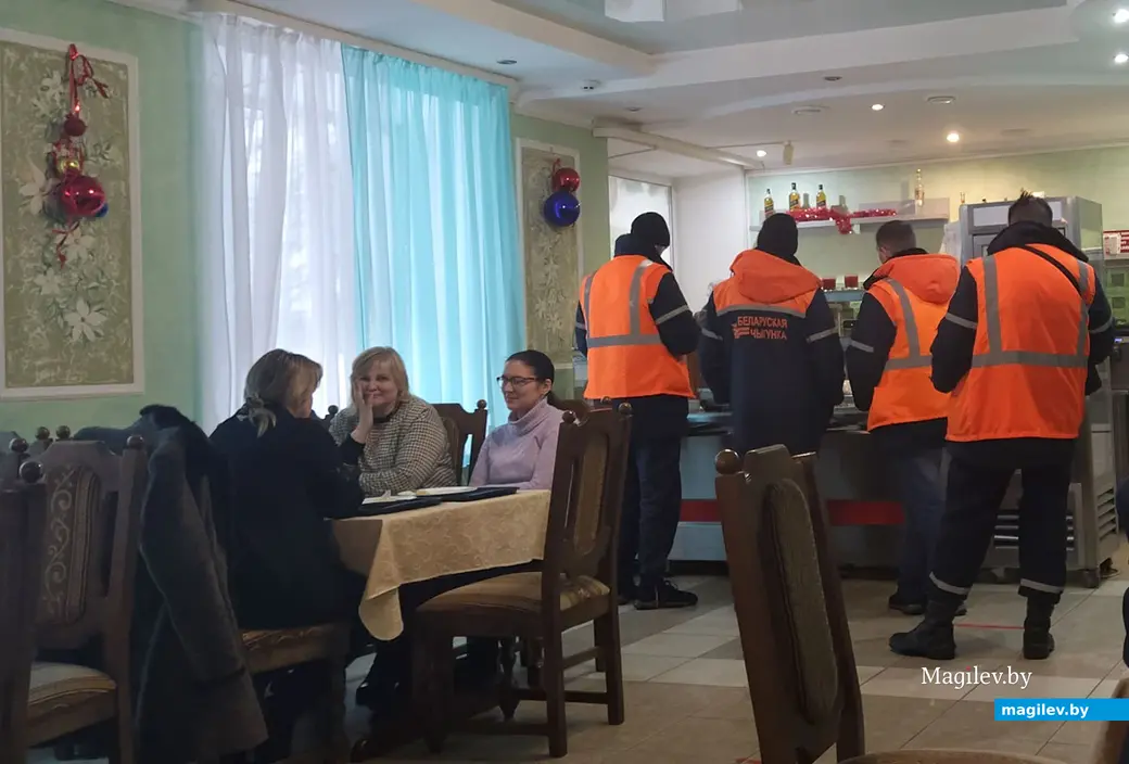 Обед в кафе «Дружба». Могилев, 17 января 2023 года.