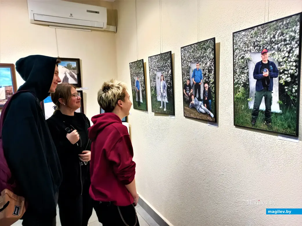 Открытие фотовыставки «Рассвет над Свислочью». Могилев, выставочный зал музея истории Могилева, 18.01.2023 года.