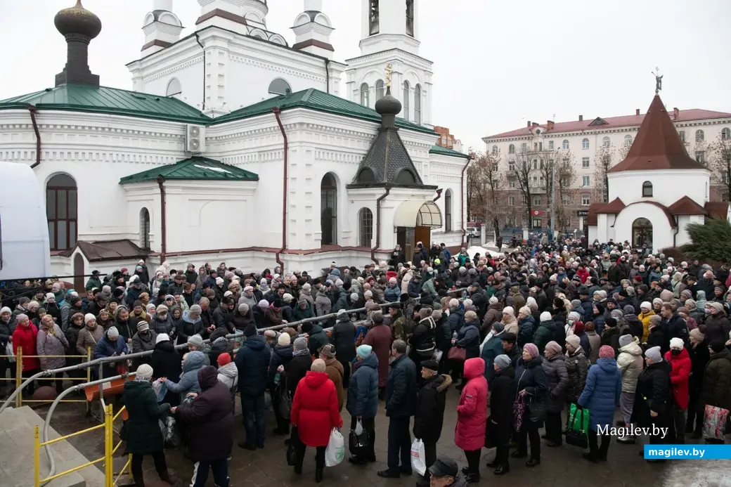 19.01.2023 г. Могилев, собор Трех Святителей. Праздник Крещение Господне