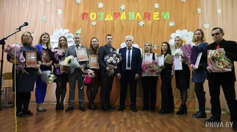 «Учителя года» выбрали в Могилевском районе. пос. Вейно, 20.01.2023 г. Фото: ТГ PNIVA.BY