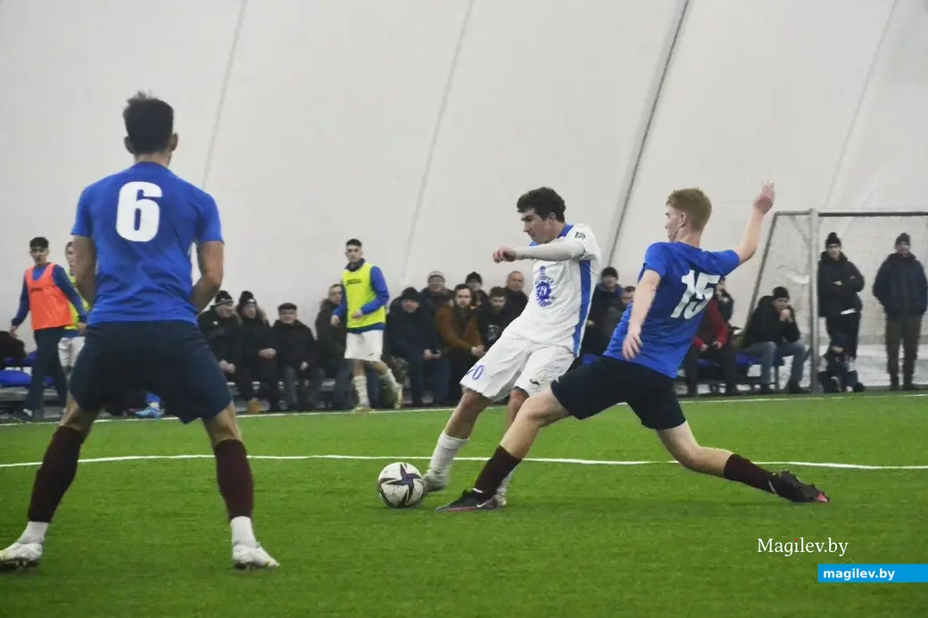 Фрагмент игры «Витебск» – «Днепр». Фото с официального сайта ФК «Днепр-Могилев». .