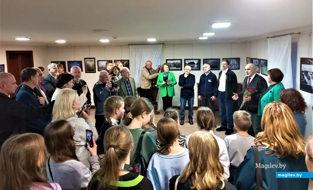 Открытие фотовыставки «Времена года Бялыницкого-Бирули». Могилев, музей Бялыницкого-Бирули, 25.01.2023 года.