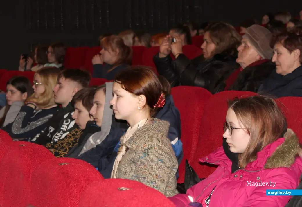 В Могилеве проходят мероприятия, на которых говорят о событиях Второй мировой войны и Холокосте. 27 января 2023 года. Кинотеатр «Чырвоная зорка».
