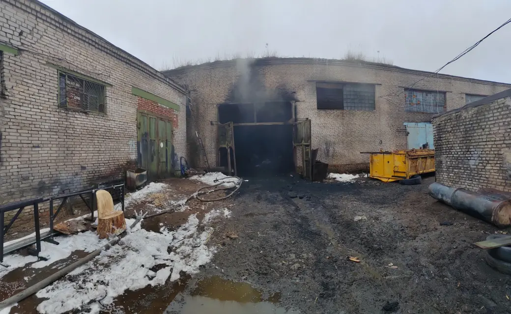 Пожар на ул. Челюскинцев. Могилев, 28.01.2023 г. Фото: горотдел по ЧС