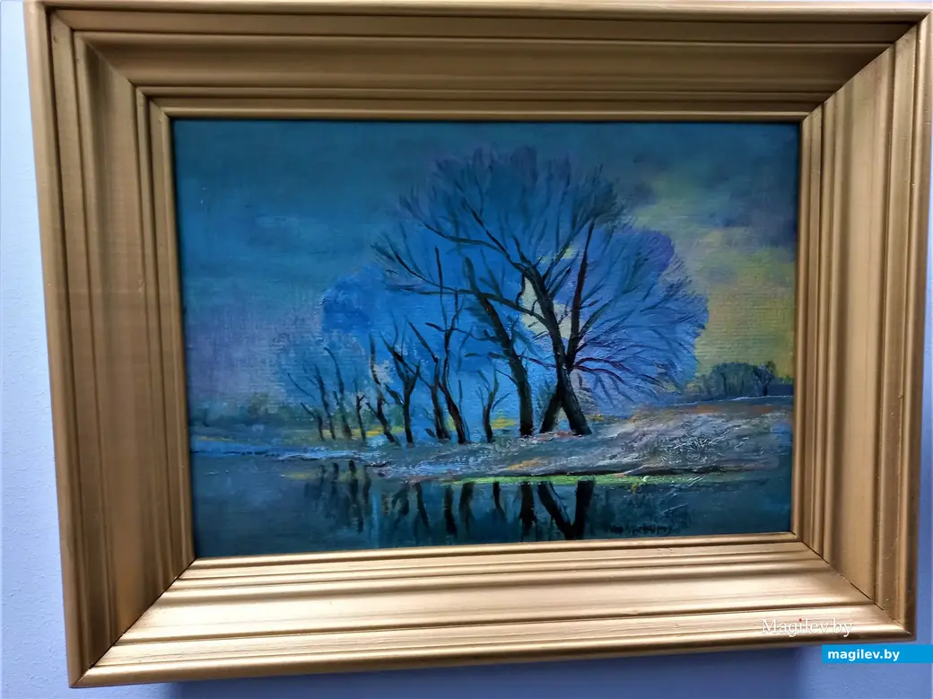 Выставка Николая Молчанова в галерее на Дубровенке. Могилев, 31.01.2023 года.