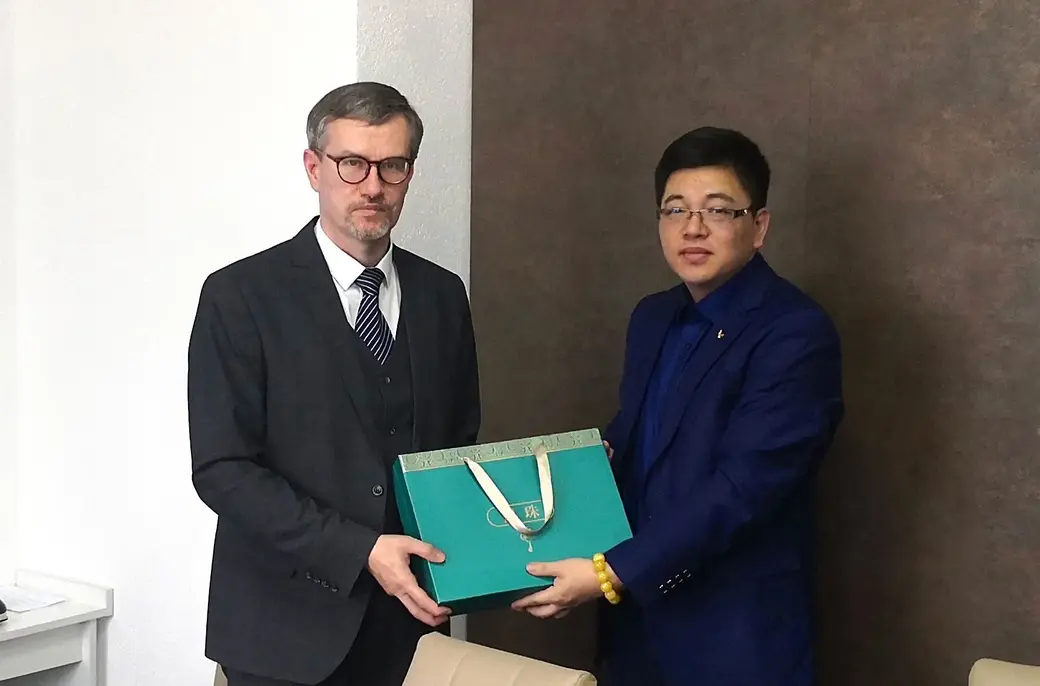 Визит китайской делегации в Могилев. Могилев, 31 января 2023 года.