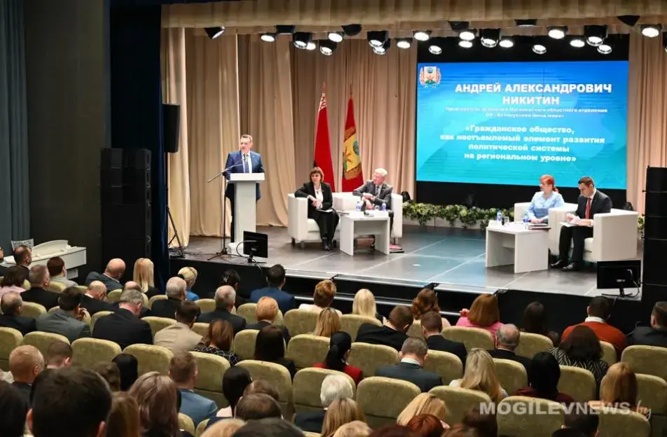 Итоговая коллегия главного управления идеологической работы и по делам молодежи Могилевского облисполкома. Могилев, 3.02.2023 г. Фото: mogilevnews.by