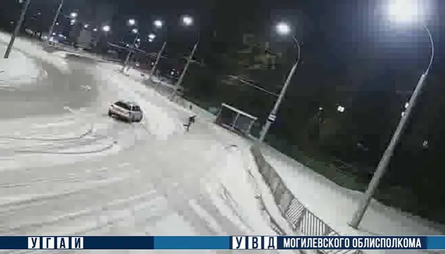 Скриншот видео из ТГ-канала «Милиция Могилевщины».