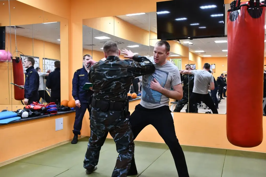 Могилев, 8.02.2023 г. Фото: ТГ-канал «Милиция Могилевщины».