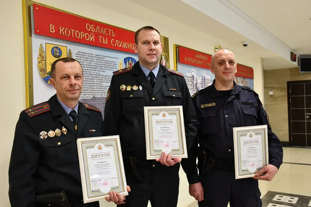 Могилев, 8.02.2023 г. Фото: ТГ-канал «Милиция Могилевщины».