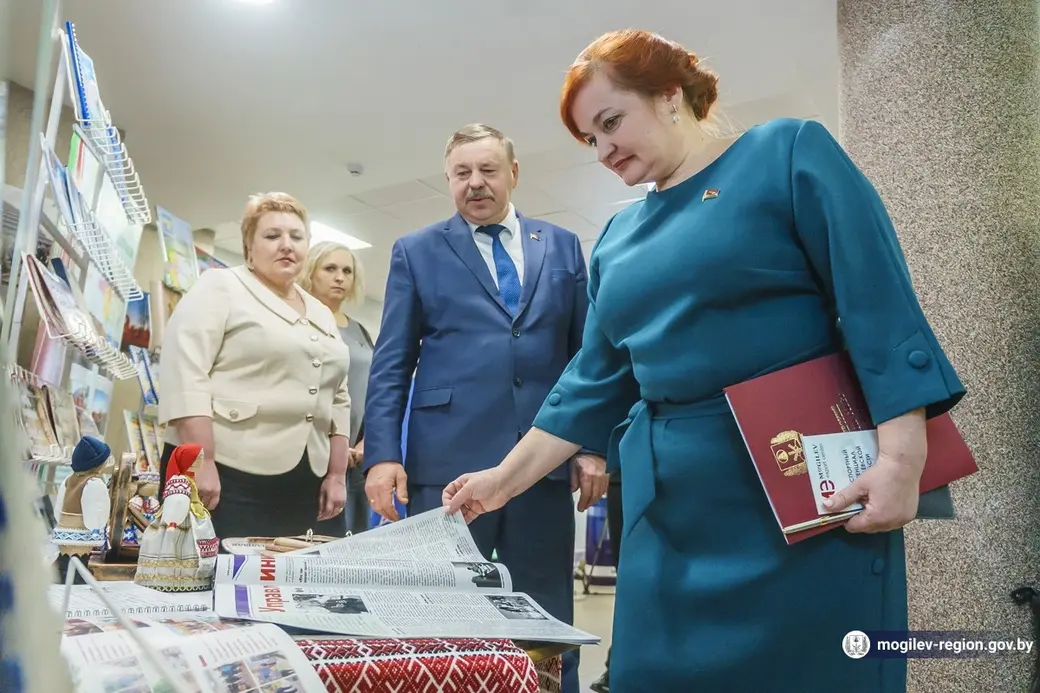 Сорок четвертая сессия областного Совета депутатов. Могилев, 8.02.2023 г. Фото: mogilev-region.gov.by