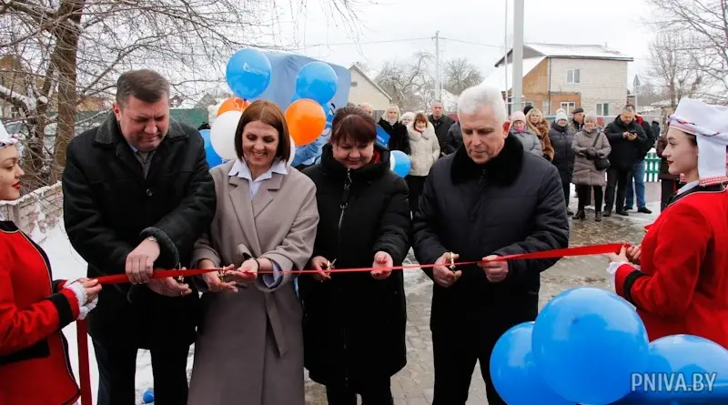 Торжественное открытие обновленного отделения почтовой связи состоялось в агрогородке Буйничи Могилевского района. Фото: pniva.by