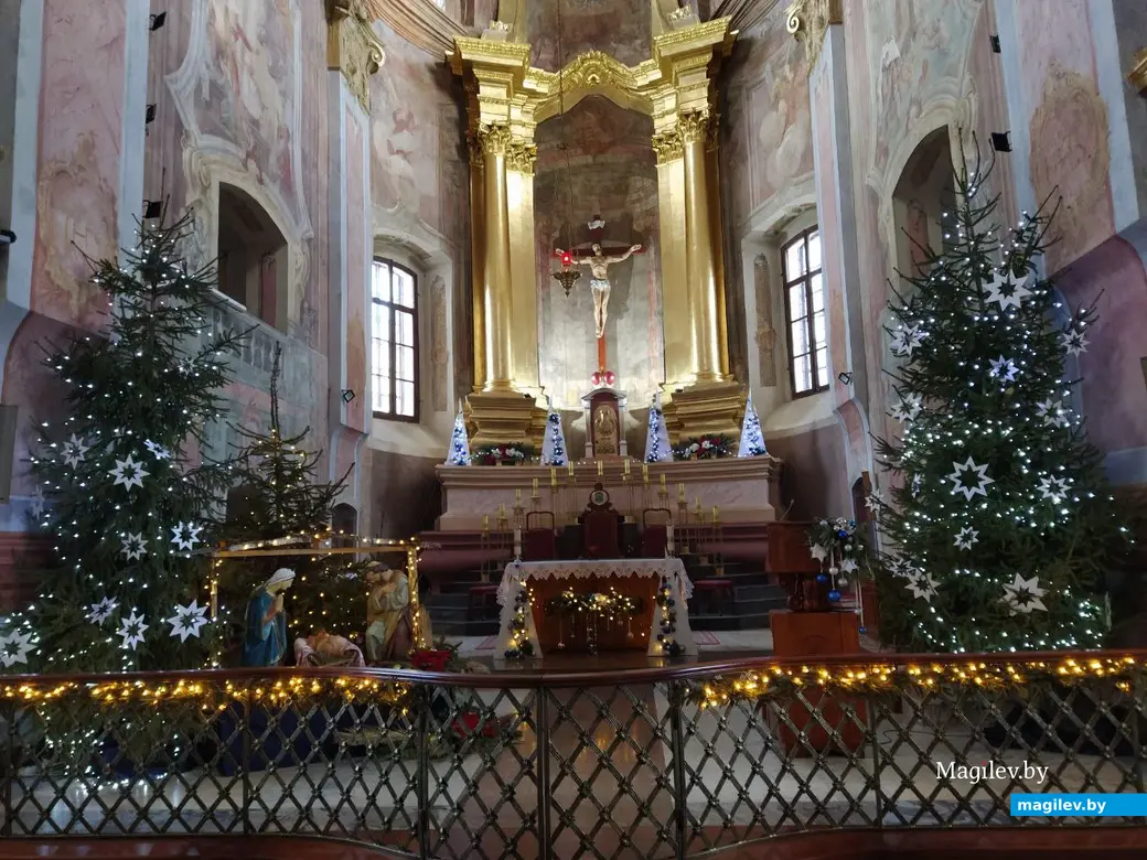 Февраль 2023 г. Могилев, костел Успения Девы Марии и святого Станислава. Фото Галины Покровской.