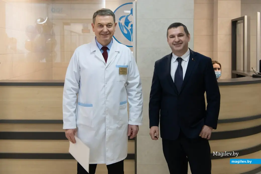 9.02.2023 г. Могилев. 9.02.2023 г. Могилев. Главврач Могилевского диагностического центра Андрей Владимирович Нипатрук и начальник Главного управления по здравоохранению