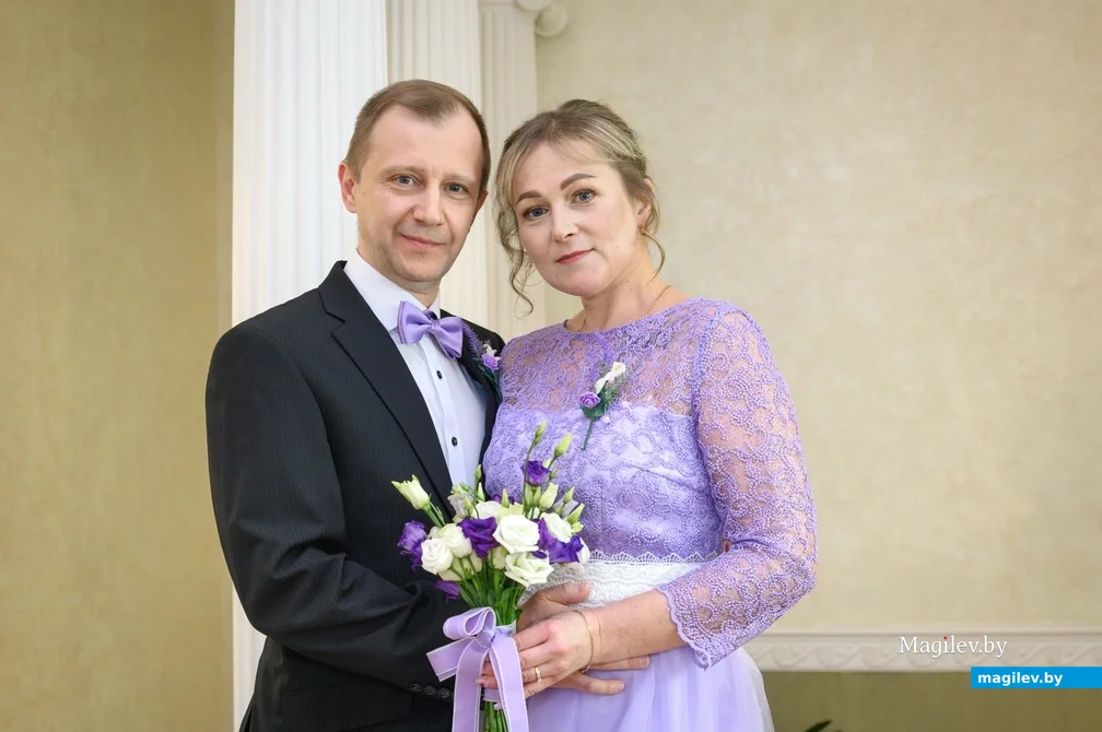 10.02.2023. Отдел ЗАГС Бобруйского горисполкома. Свадебная пара. Валентина и Андрей