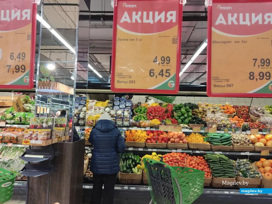 Торговый центр «Грин» по улице Островского. Могилев, 10.02.2023 г