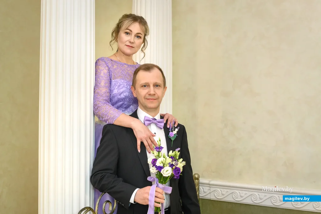 10.02.2023. Отдел ЗАГС Бобруйского горисполкома. Свадебная пара. Валентина и Андрей