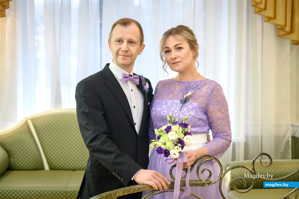 10.02.2023. Отдел ЗАГС Бобруйского горисполкома. Свадебная пара. Валентина и Андрей