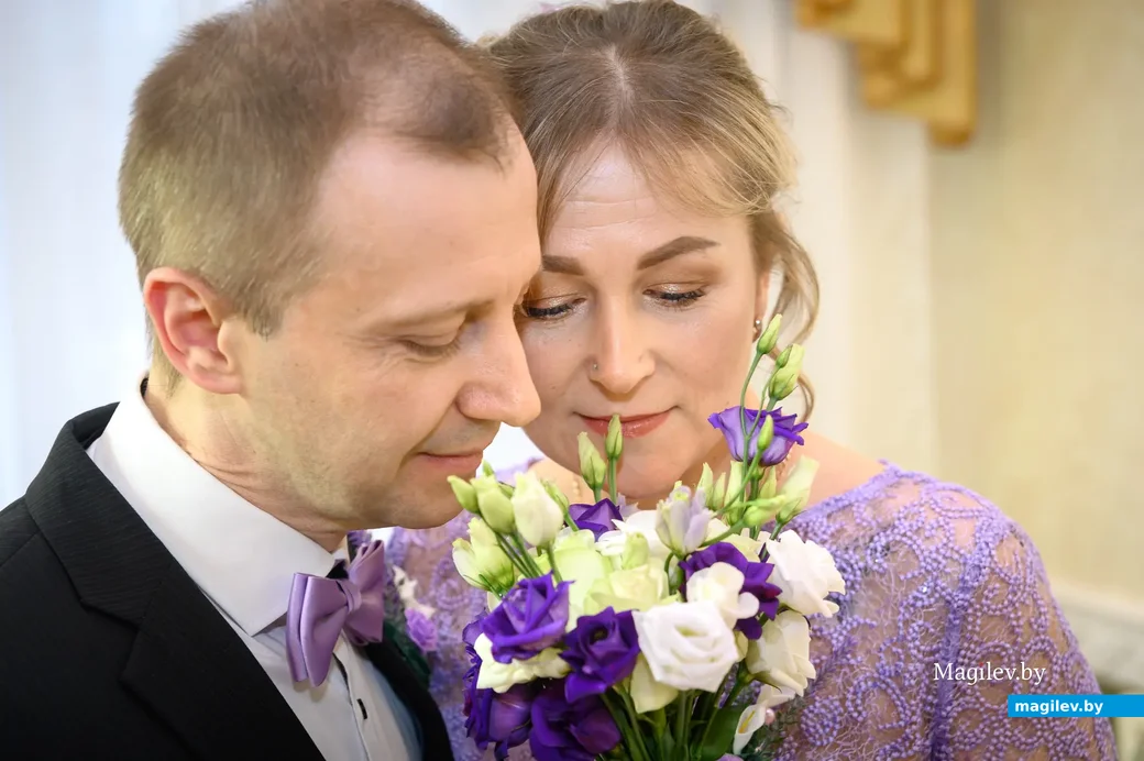 10.02.2023. Отдел ЗАГС Бобруйского горисполкома. Свадебная пара. Валентина и Андрей