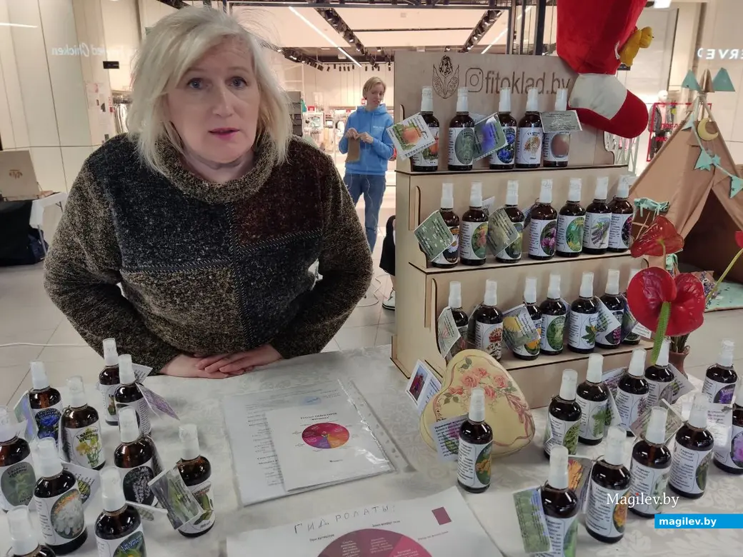 Оксана Аристова знает о травах все. Могилев, Klukva Маркет в ТЦ «Парк Сити». 12.02.2023 г.