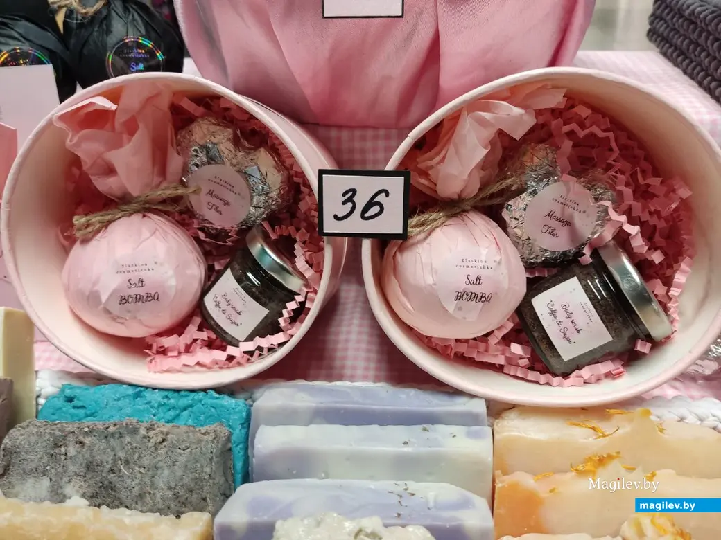 Мыло от Златы Снытько: чем не романтичный подарок к Дню влюбленных? Могилев, Klukva Маркет в ТЦ «Парк Сити». 12.02.2023 г.