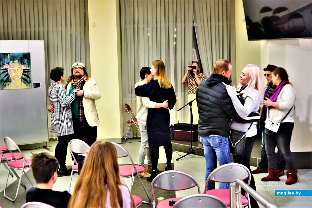 Фрагмент шоу-проекта «Я». выставочный зал музея истории Могилева.