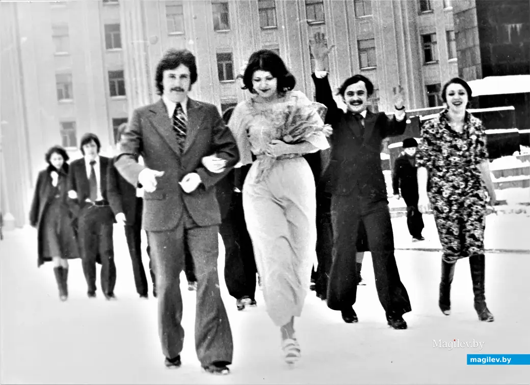 Погода нас тоже немного подгоняла. Могилев, 11.02.1978 г.