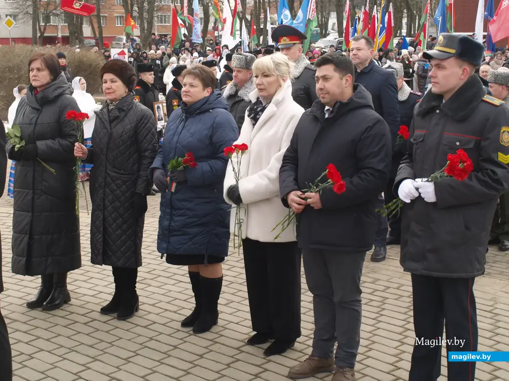 Митинг-реквием, посвященный Дню памяти воинов-интернационалистов. Могилев, 15.02.2023 г.