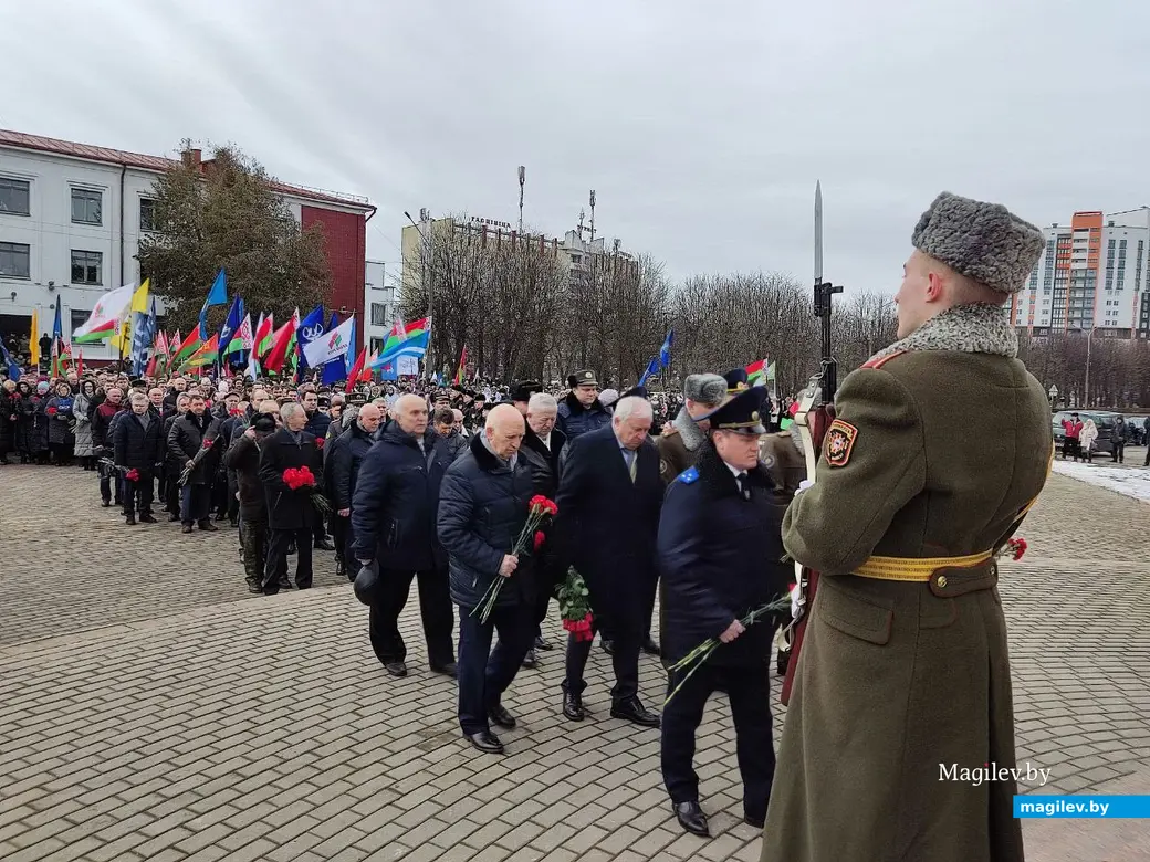 Митинг-реквием, посвященный Дню памяти воинов-интернационалистов. Могилев, 15.02.2023 г.