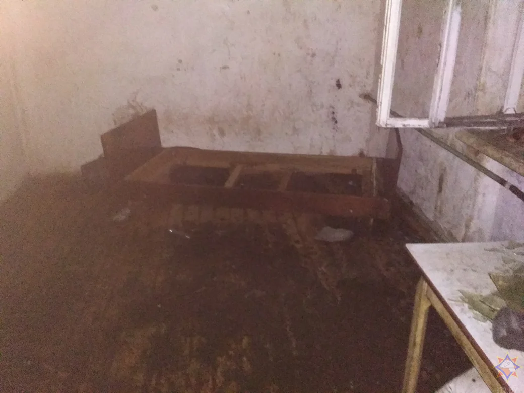 Благодарить за спасение нужно работников МЧС Никиту Ахарцова, Владислава Карасева и Олега Ткачева. Фото: Могилевское областное управление МЧС Беларуси.