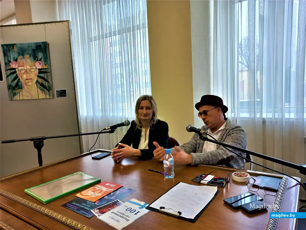 Шоу-проект «Я». Пресс-конференция. Выставочный зал музея истории Могилева. 15.02.2023 года.