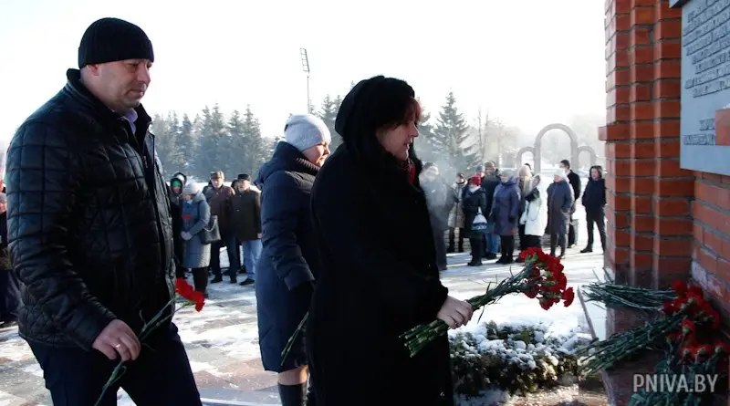 Торжественный митинг ко Дню защитников Отечества прошел на Буйничском поле. Могилевский район, 23.02.2023 г. Фото: pniva.by