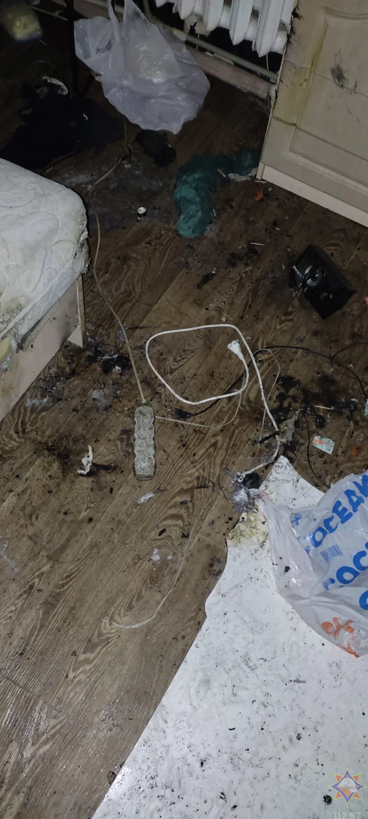 Причины произошедшего устанавливаются. Фото: МЧС Беларуси.