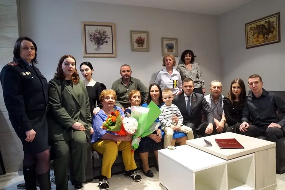 100-летний юбилей отметила жительница Могилева Надежда Бамбизова. Фото: Сергей Карпеков, vestnikmogileva.by.