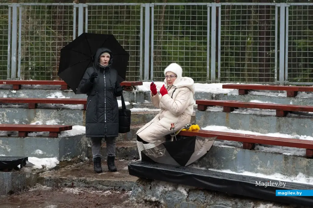 Могилев, 25 февраля 2023 года. Гуляния на Масленицу в Печерском лесопарке.