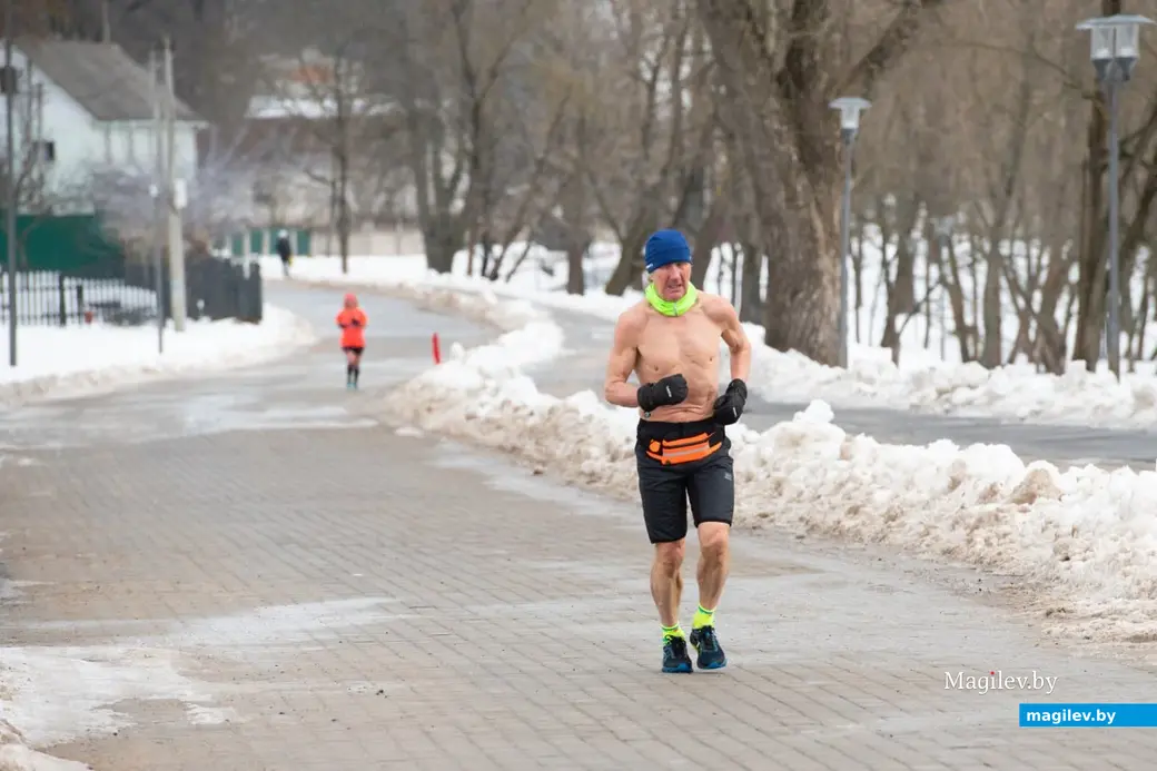 Могилев, 26 февраля 2023 года. Фестиваль закаливания «ЗакалФест» в парке Подниколье.