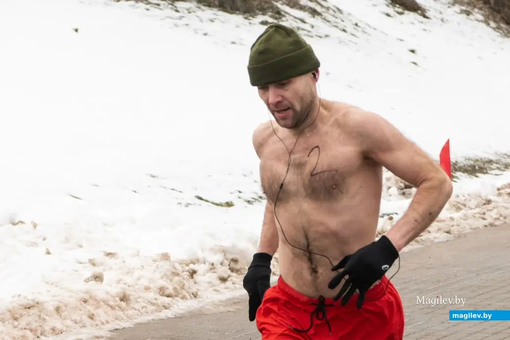 Могилев, 26 февраля 2023 года. Фестиваль закаливания «ЗакалФест» в парке Подниколье.