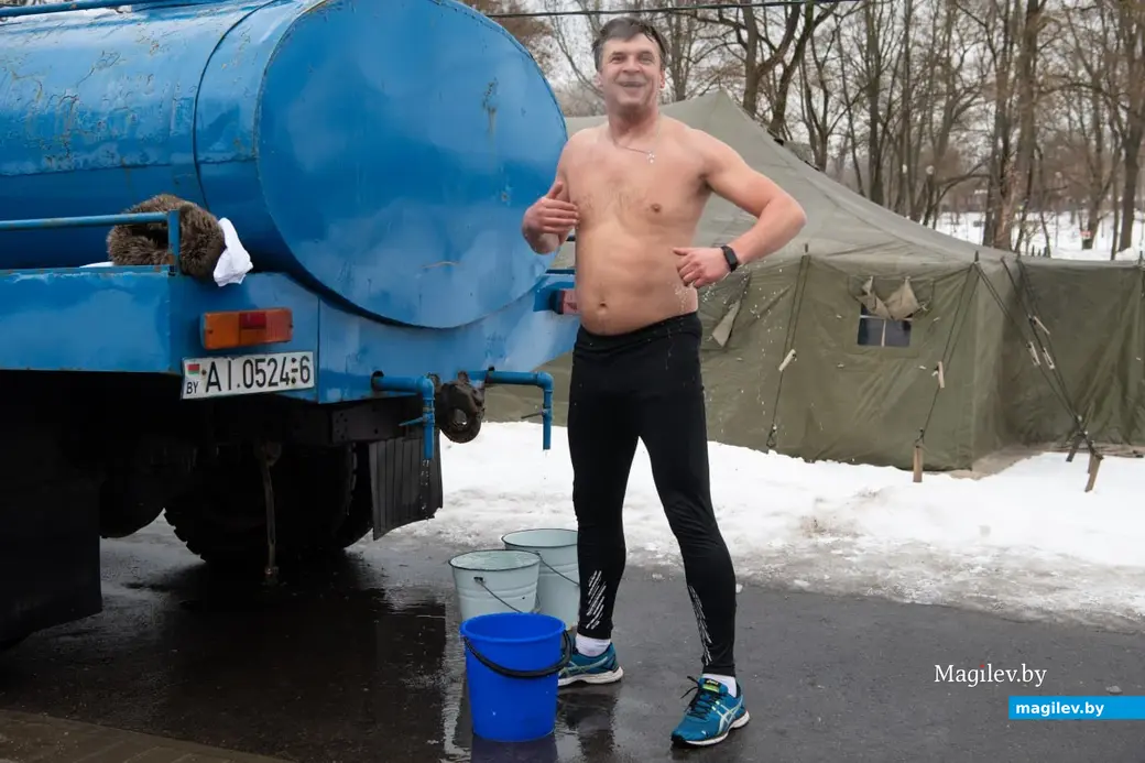 Могилев, 26 февраля 2023 года. Фестиваль закаливания «ЗакалФест» в парке Подниколье.